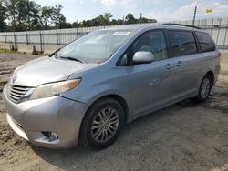Salvage cars for sale at Spartanburg, SC auction: 2012 Toyota Sienna XLE