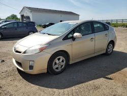 Salvage cars for sale from Copart Portland, MI: 2010 Toyota Prius