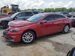 Chevrolet salvage cars for sale: 2016 Chevrolet Malibu LT