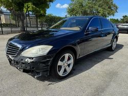 Salvage cars for sale at Opa Locka, FL auction: 2013 Mercedes-Benz S 550