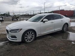 Salvage cars for sale at Homestead, FL auction: 2017 Volvo S90 T5 Inscription