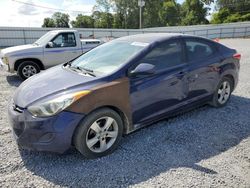 Salvage cars for sale at Gastonia, NC auction: 2012 Hyundai Elantra GLS