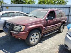Jeep Grand Cherokee Limited salvage cars for sale: 2001 Jeep Grand Cherokee Limited