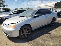 Salvage cars for sale at San Martin, CA auction: 2002 Honda Civic LX