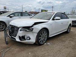 Salvage cars for sale at Dyer, IN auction: 2012 Audi A4 Premium Plus