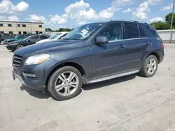 Salvage cars for sale at Wilmer, TX auction: 2014 Mercedes-Benz ML 350