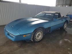 Salvage cars for sale at West Palm Beach, FL auction: 1987 Chevrolet Corvette