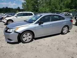 Salvage cars for sale at Candia, NH auction: 2015 Subaru Legacy 2.5I