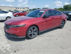 Salvage cars for sale at Wilmer, TX auction: 2024 Honda Accord Hybrid Sport