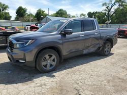 Salvage cars for sale at Wichita, KS auction: 2021 Honda Ridgeline RTL