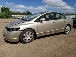 Honda salvage cars for sale: 2008 Honda Civic LX