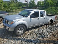 Salvage cars for sale from Copart West Mifflin, PA: 2007 Nissan Frontier Crew Cab LE