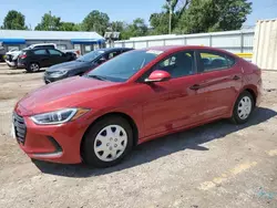 Salvage cars for sale at Wichita, KS auction: 2017 Hyundai Elantra SE