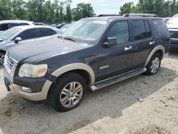 Salvage cars for sale at Baltimore, MD auction: 2007 Ford Explorer Eddie Bauer