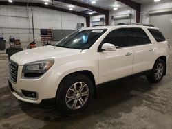 Salvage cars for sale at Avon, MN auction: 2015 GMC Acadia SLT-1