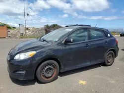 Salvage cars for sale at Kapolei, HI auction: 2010 Toyota Corolla Matrix