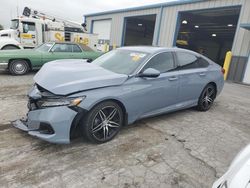 Salvage cars for sale at Chambersburg, PA auction: 2022 Honda Accord Touring Hybrid