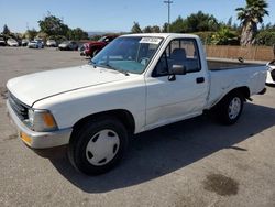 Salvage cars for sale from Copart San Martin, CA: 1991 Toyota Pickup 1/2 TON Short Wheelbase
