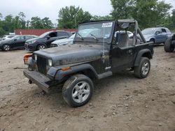 Buy Salvage Cars For Sale now at auction: 1990 Jeep Wrangler / YJ S