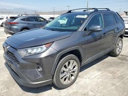 Salvage cars for sale at Sun Valley, CA auction: 2021 Toyota Rav4 XLE Premium