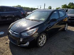 Salvage cars for sale at Hillsborough, NJ auction: 2012 Hyundai Accent GLS