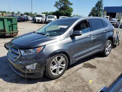 Vehiculos salvage en venta de Copart Woodhaven, MI: 2016 Ford Edge Titanium