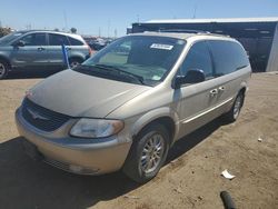 Chrysler salvage cars for sale: 2002 Chrysler Town & Country Limited