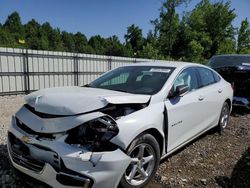 Salvage cars for sale from Copart Louisville, KY: 2018 Chevrolet Malibu LS