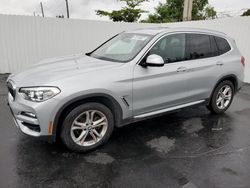 2021 BMW X3 XDRIVE30I en venta en Miami, FL