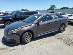 Carros salvage sin ofertas aún a la venta en subasta: 2017 Hyundai Sonata Sport