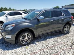 Carros salvage sin ofertas aún a la venta en subasta: 2017 Chevrolet Equinox Premier