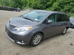 Salvage cars for sale from Copart Marlboro, NY: 2015 Toyota Sienna XLE