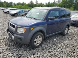 Salvage trucks for sale at Windham, ME auction: 2003 Honda Element EX