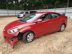 Salvage cars for sale at Austell, GA auction: 2016 Hyundai Elantra SE