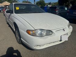 Salvage cars for sale at Rancho Cucamonga, CA auction: 2000 Chevrolet Monte Carlo LS