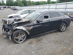 Salvage cars for sale at Grantville, PA auction: 2016 Mercedes-Benz C300