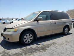 Honda Odyssey ex salvage cars for sale: 2002 Honda Odyssey EX