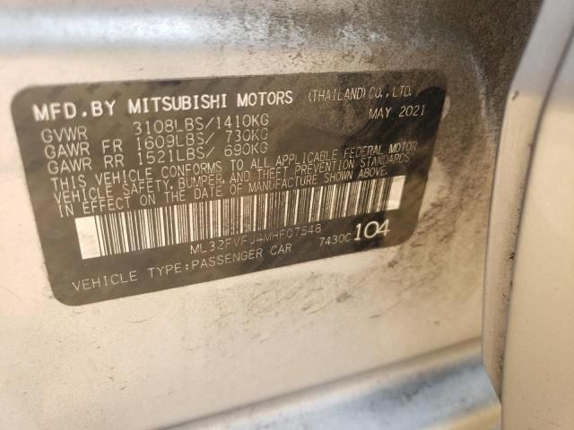 2021 Mitsubishi Mirage G4 SE