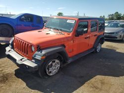 Salvage cars for sale from Copart New Britain, CT: 2019 Jeep Wrangler Unlimited Sport