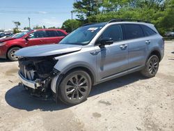 Salvage cars for sale at Lexington, KY auction: 2021 KIA Sorento SX