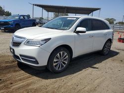 Acura mdx Technology salvage cars for sale: 2016 Acura MDX Technology