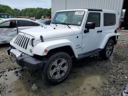 Jeep Wrangler Sahara salvage cars for sale: 2018 Jeep Wrangler Sahara