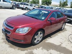 Chevrolet salvage cars for sale: 2010 Chevrolet Malibu 2LT