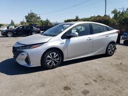 Salvage cars for sale at San Martin, CA auction: 2019 Toyota Prius Prime