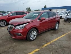 Salvage cars for sale at Woodhaven, MI auction: 2017 Buick Envision Preferred