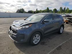 Salvage cars for sale at Portland, OR auction: 2017 KIA Sportage LX