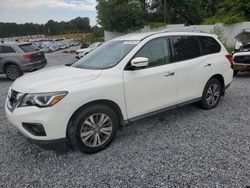 Nissan salvage cars for sale: 2017 Nissan Pathfinder S