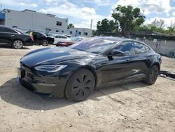 Flood-damaged cars for sale at auction: 2022 Tesla Model S