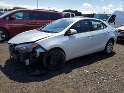 Salvage cars for sale from Copart East Granby, CT: 2017 Toyota Corolla L