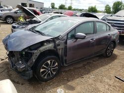 Salvage cars for sale at Elgin, IL auction: 2014 Honda Civic EX